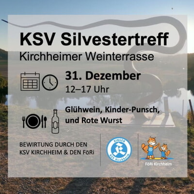 Bewirtung Weinterrasse - Silvestertreff 