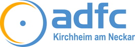 Logo des Vereins ADFC (Allgemeiner Deutscher Fahrrad Club) Kirchheim am Neckar