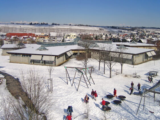 Spielplatz an der Strombergstraße im Winter 2023