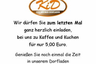 Abschieds-Café im Dorfladen